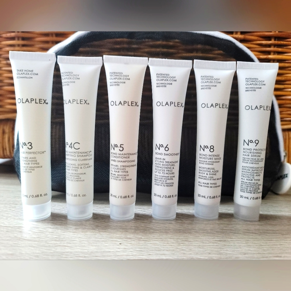 OLAPLEX 6-Piece Deluxe Sample Set with Mesh Travel Bag